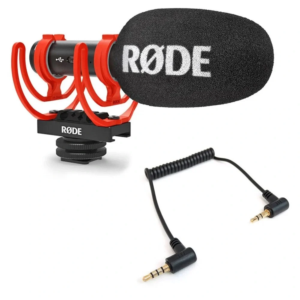 Rode VideoMic GO II Camera-Mount Lightweight Directional Microphone